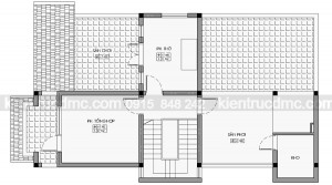 Thiết kế biệt thự phố 3 tầng phong cách