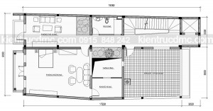 Thiết kế nhà phố đẹp hiện đại mặt tiền 9m sang trọng