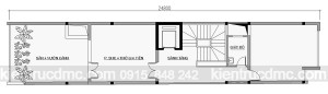 Thiết kế nhà ống hiện đại 7 tầng phong cách