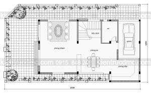 Thiết kế biệt thự 4 tầng phong cách đẹp hiện đại