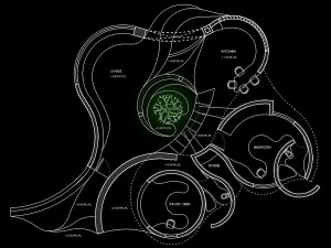 Ngôi nhà gạch uốn lượn ở Ấn Độ