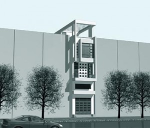 Thiết kế nhà phố 50m2 mặt tiền 4m