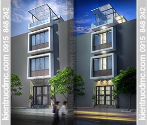 Thiết kế cải tạo nhà phố nhỏ 43m2