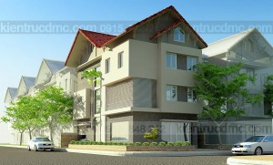 Phối cảnh 2 - Thiết kế nhà vườn hiện đại đẹp phong cách