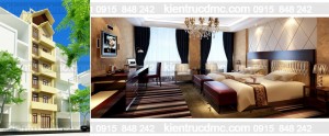 Thiết kế nhà phố 7 tầng phong cách làm nhà nghỉ