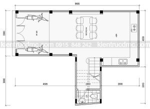 Thiết kế nhà phố nhỏ 43m2