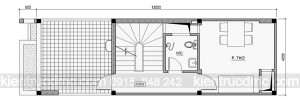 Thiết kế nhà phố 50m mặt tiền 4m