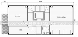 Thiết kế nhà phố 7 tầng phong cách làm nhà nghỉ