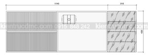 Thiết kế nhà phố diện tích 56,25m2