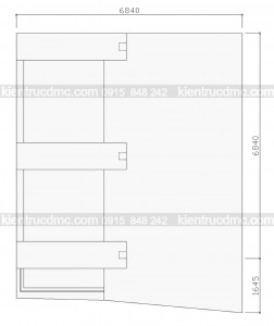 Thiết kế nhà phố trên diện tích đất 46,8m2