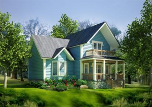 Các mẫu thiết kế nhà vườn Mỹ mang phong cách hiện đại - Kiểu kiến trúc 2