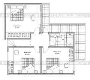 Cải tạo thiết kế biệt thự mini 3 tầng hiện đại - Tầng 3