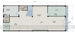 Thiết kế biệt thự phố trên đất 156m2