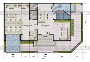 Thiết kế trụ sở văn phòng lam f việc Phú Mỹ Thành.