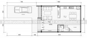 Thiết kế nhà ống 4 tầng diện tích 94,5m2.