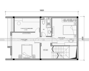 Thiết kế nhà ống 4 tầng diện tích 94,5m2.