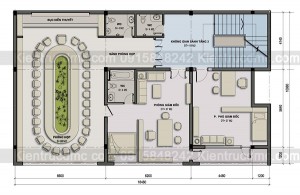 Thiết kế trụ sơ văn phòng làm việc Phú Mỹ Thành.
