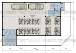 Thiết kế trụ sở văn phòng làm việc Phú Mỹ Thành