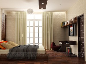 Thiết kế nội thất biệt thự mini 5 tầng