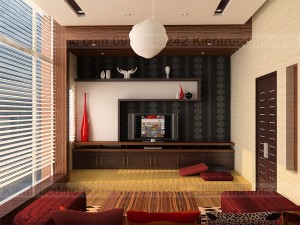 Thiết kế nội thất biệt thự mini 5 tầng