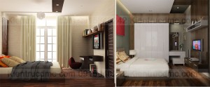 Thiết kế nội thất biệt thự mini 5 tầng