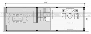 Thiết kế nhà phố lệch tầng 2 mặt tiền