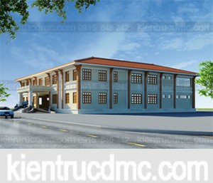 Thiết kế trụ sở văn phòng làm việc công ty Tuấn Cường