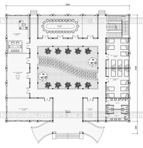 Thiết kế trụ sở văn phòng làm việc công ty Tuấn Cường