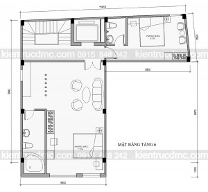 Thiết kế khách sạn, nhà nghỉ cao cấp 8 tầng