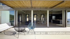 Biệt thự bên bờ biển ở quần đảo Lesvos