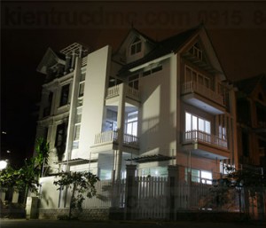 Thiết kế biệt thự Mỹ Đình 3 tầng