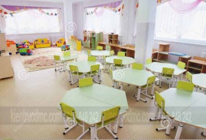 phối cảnh phòng chơi học