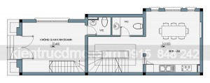 Thiết kế nhà phố 2 mặt tiền kết hợp kinh doanh