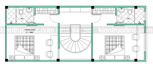 Thiết kế nhà phố 6 tầng làm nhà cho thuê