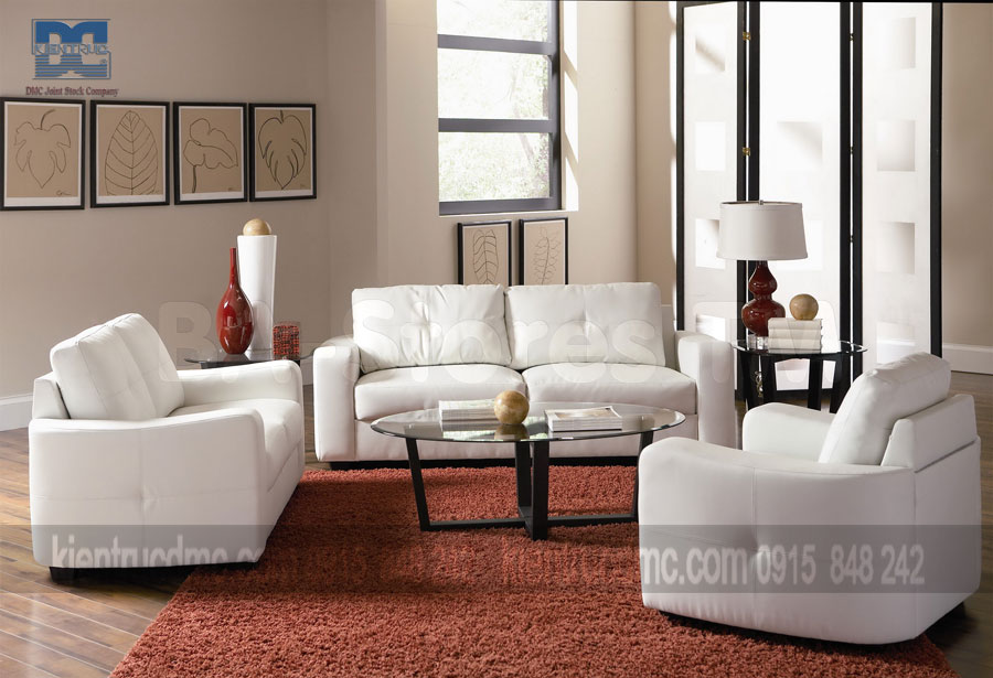Làm đẹp không gian nội thất phòng khách với bộ bàn ghế sofa