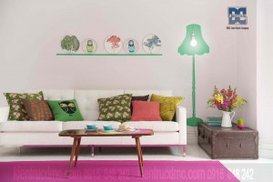 Làm đẹp không gian nội thất phòng khách với bộ bàn ghế sofa