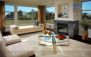 Làm đẹp không gian nội thất phòng khách với bộ bàn ghế sofa
