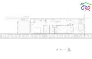 Thiết kế nhà phố 2 mặt tiền tràn ngập ánh sáng