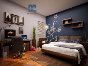 Trang trí tường đầu giường nội thất phòng ngủ ấn tượng