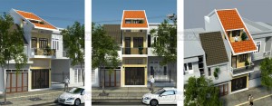 Tốp mẫu thiết kế nhà phố đẹp 2016-2017