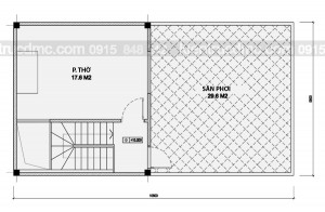 Thiết kế nhà phố 3,5 tầng mặt tiền 3,3m