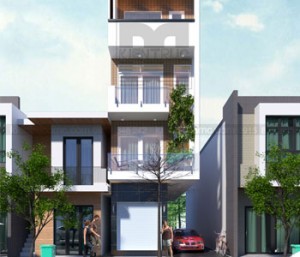 Thiết kế nhà phố 4 tầng kết hợp kinh doanh diện tích 42 m2
