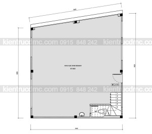 Thiết kế biệt thự phố 3 tầng mặt tiền 8,5m