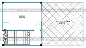 Thiết kế nhà phố ( nhà ống) 3,5 tầng diện tích 54m2