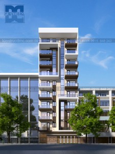 Thiết kế chung cư mini 10 tầng