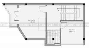 thiết kế nhà ống căn góc đất vát chéo