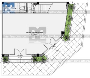 Thiết kế nhà phố 2 mặt tiền kết hợp kinh doanh diện tích 60 m2