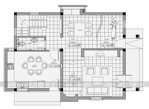 Thiết kế biệt thự kiến trúc Pháp 3 tầng trên đất 229m2