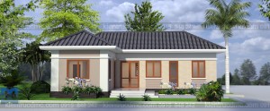Thiết kế nhà vườn hình chữ L trên diện tích 216m2
