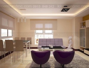 Thiết kế nội thất căn hộ chung cư 85m2